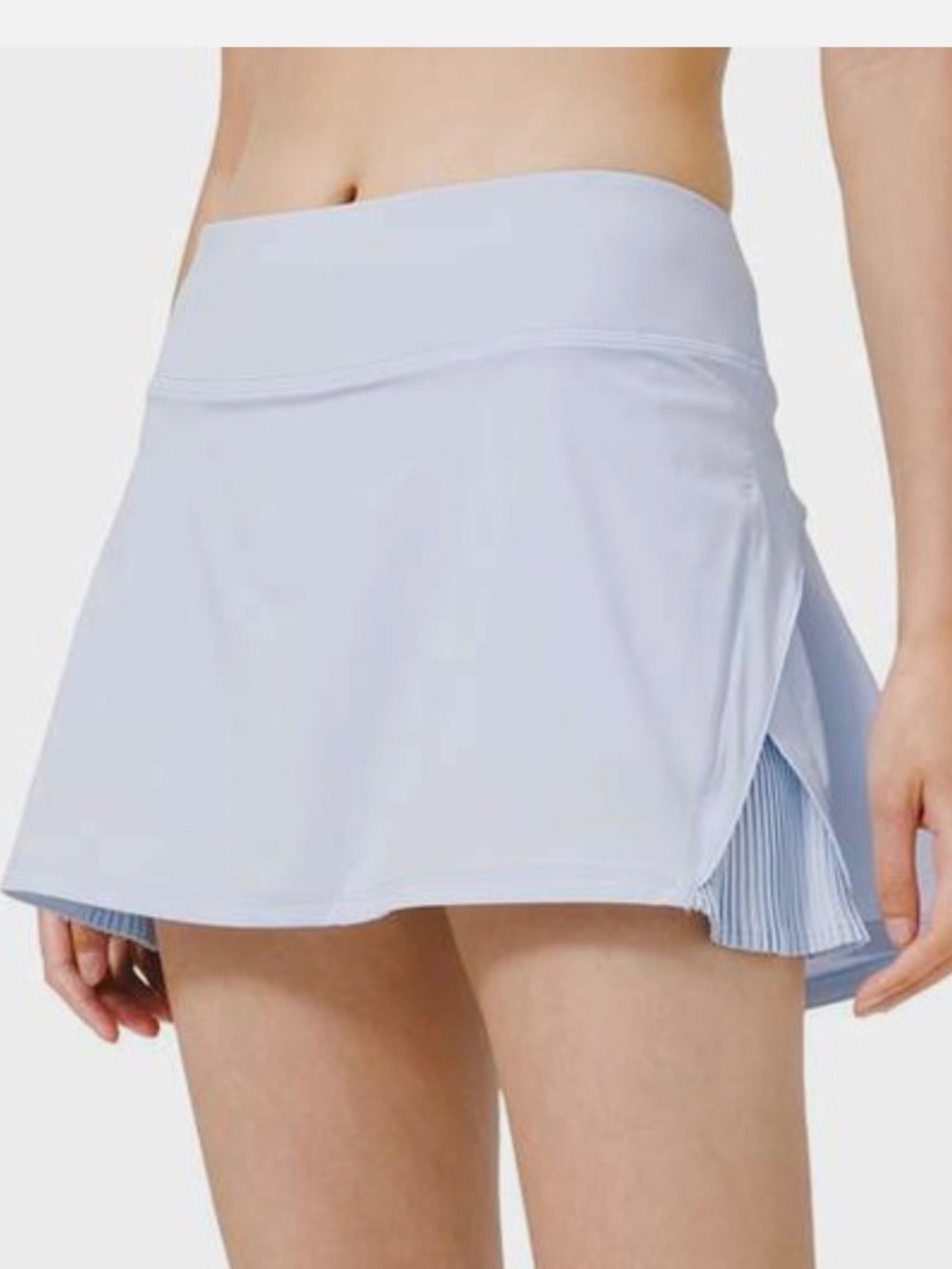 Lululemon Play off the pleats skort, navy, size 8